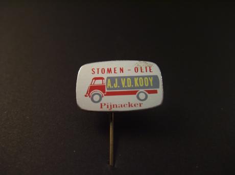A.J. v.d. Kooy Stomen - olie Klapwijkseweg Pijnacker,jaren 70(DAF tankwagen)